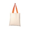 Coloured Handle Cotton Totes orange